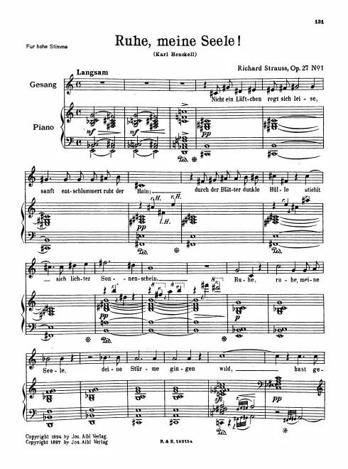 Complete Score (High Voice)
