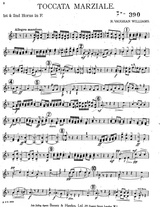 Horns 1/2 (F)