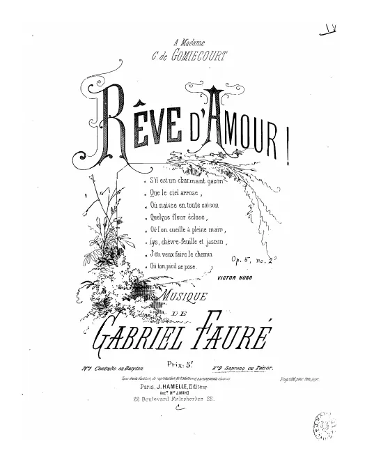 2. Rêve d’amour