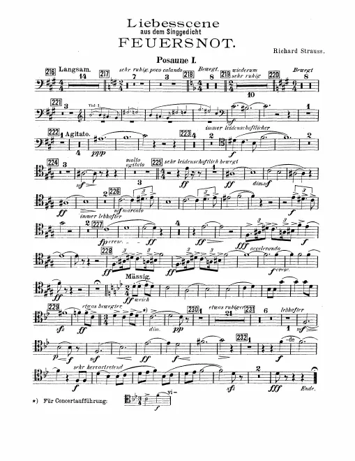 Trombone 1, 2, 3, Tuba