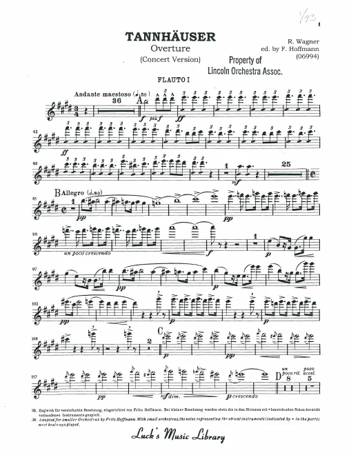 Flute 1, 2, 3/Piccolo