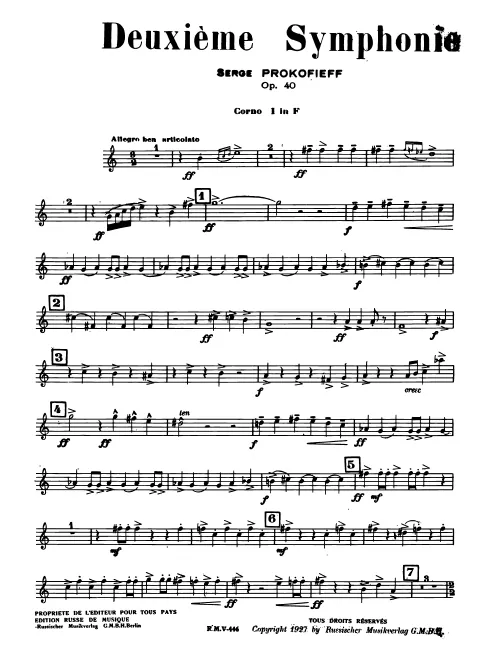 Horn 1 (F)