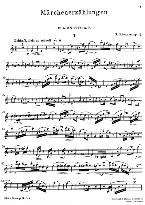 Clarinet in B