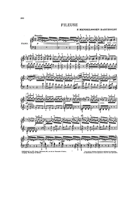 4. Presto 'La Fileuse'