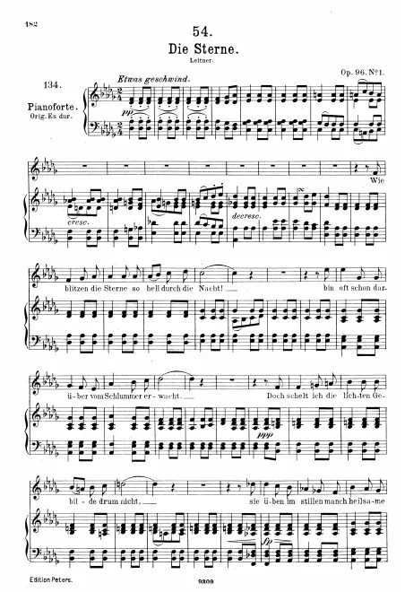 Complete Score (Medium Voice, transposed to )