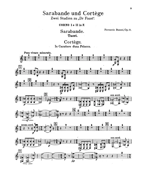 Horn 1/2, 3/4 (F)