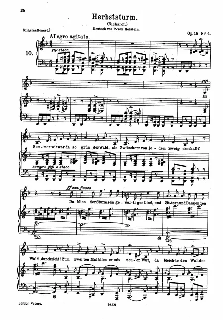Complete Score (original key; D minor)