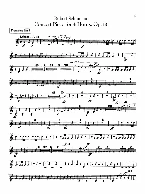 Trumpet 1, 2 (F)