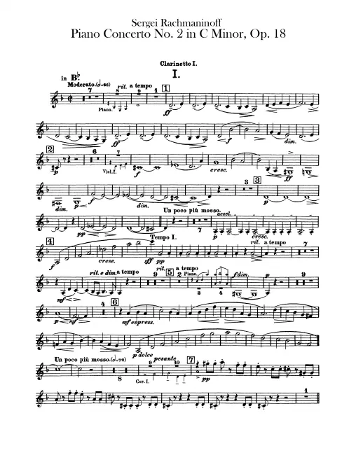 Clarinet 1 (A, B)