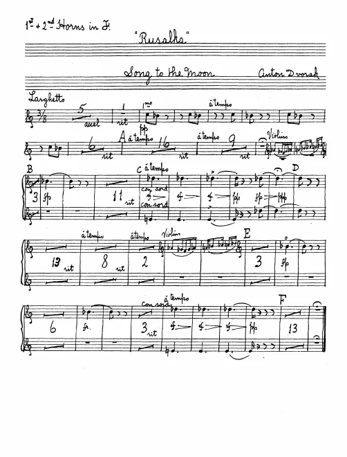 Horn 1/2, 3/4 (F)