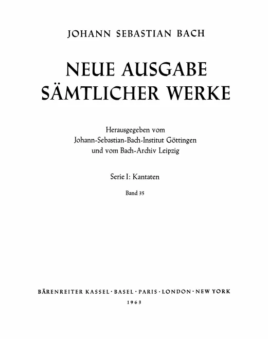 35. Festmusiken für die Fürstenhäuser von Weimar, Weißenfels und Köthen