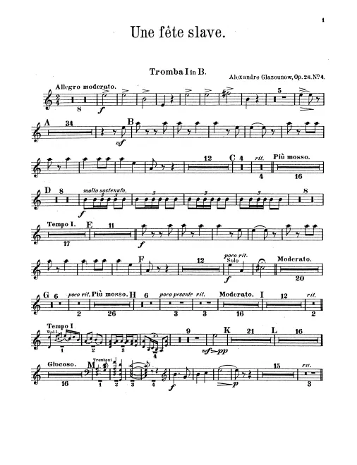 Trumpet 1, 2 (B♭)