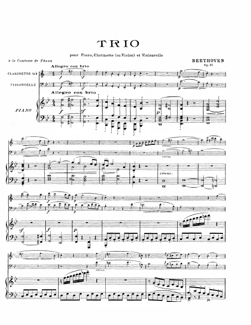 Complete Score and Clarinet Part