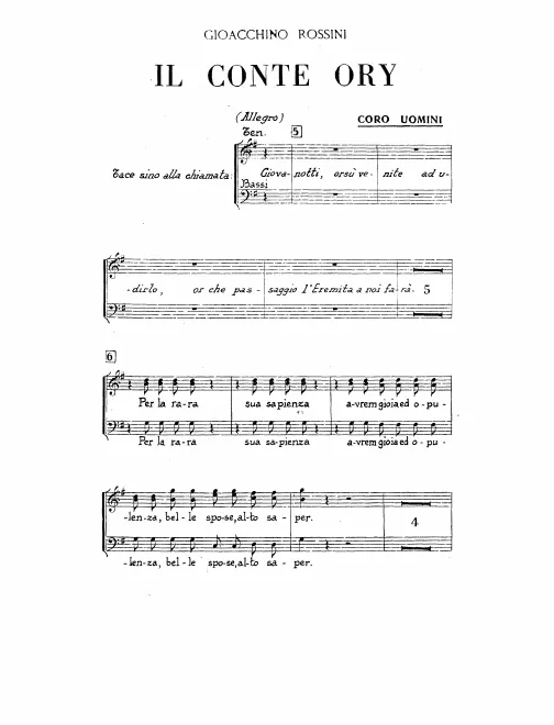 Male Chorus