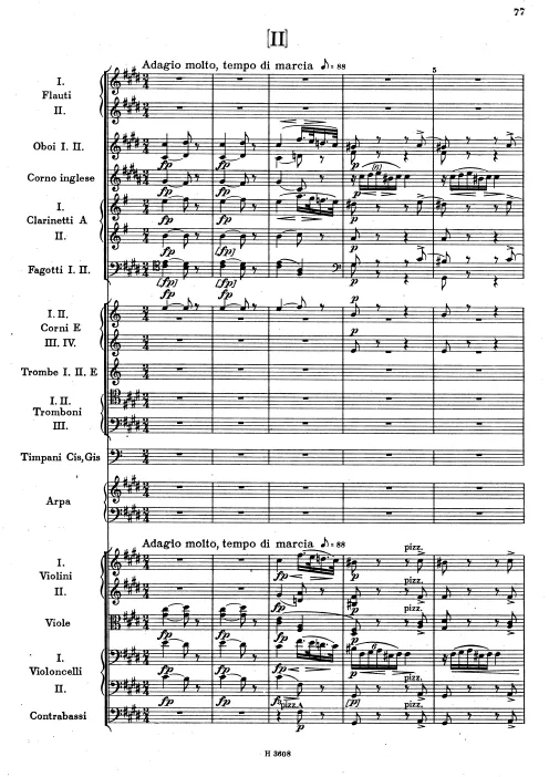 2. Adagio molto, tempo di marcia