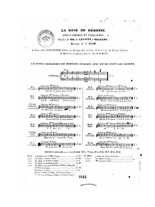 No.6, Duetto: "Ah, pour moi quel plaisir" (Rosine/Mariette)