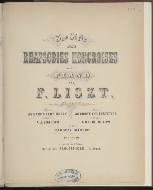 Complete Score (S.244/15)