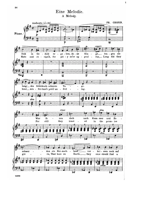 9. Eine Melodie