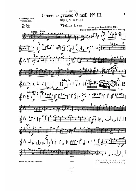 Violin 1 solo