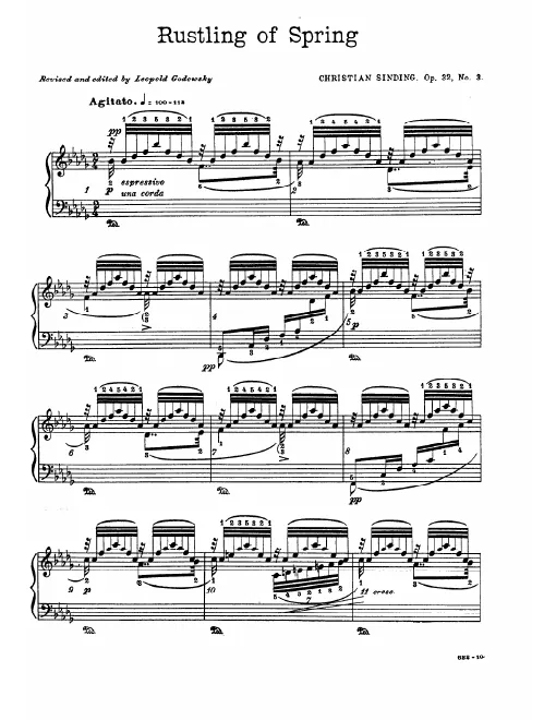 3. Frühlingsrauschen (Rustle of Spring)