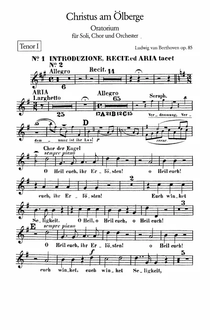 Tenor I, II