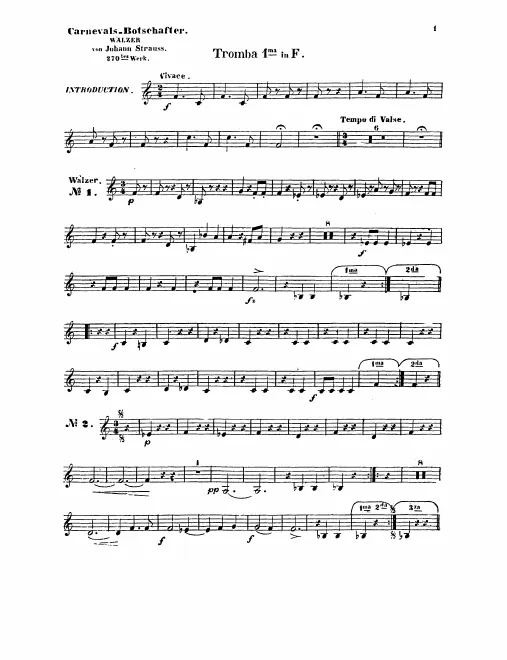 Trumpet 1, 2 (F)