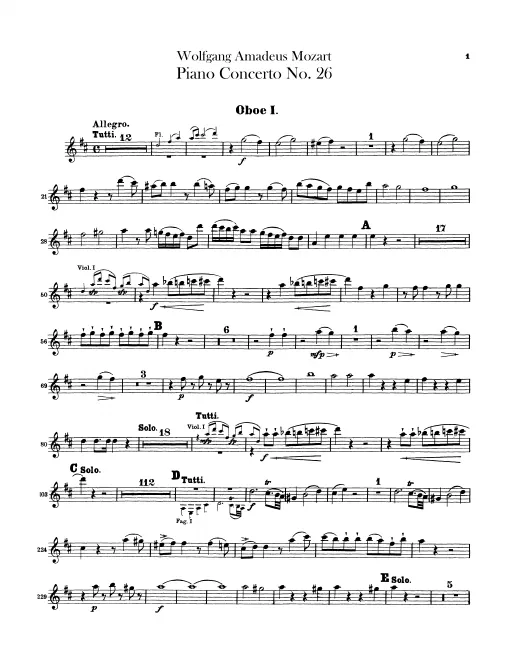 Oboe 1, 2