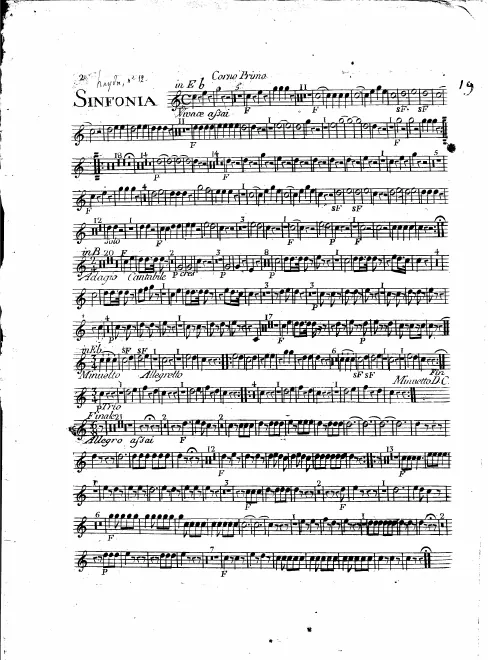 Horn 1, 2 (E)