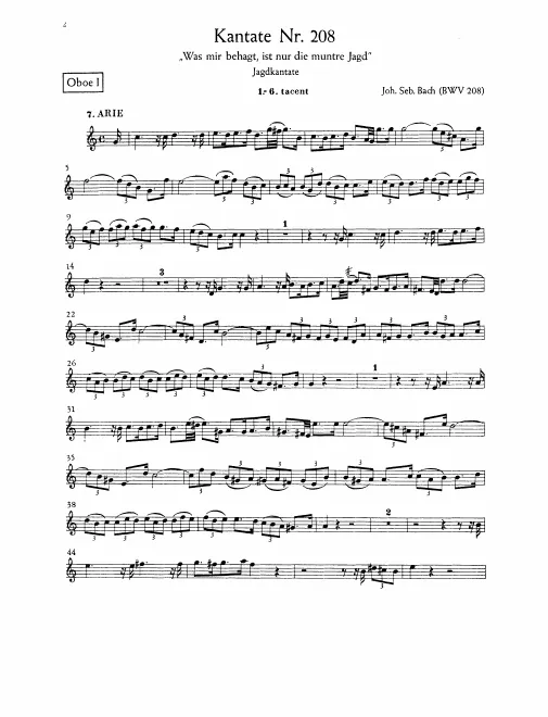 Oboe 1, 2, English Horn