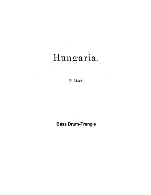 Bass Drum/Triangle, Cymbal/Tam-Tam, Snare Drum