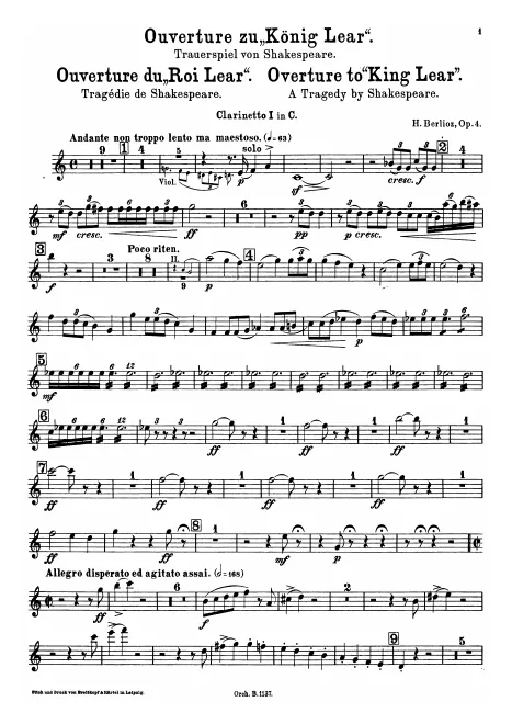 Clarinet 1, 2 (C)