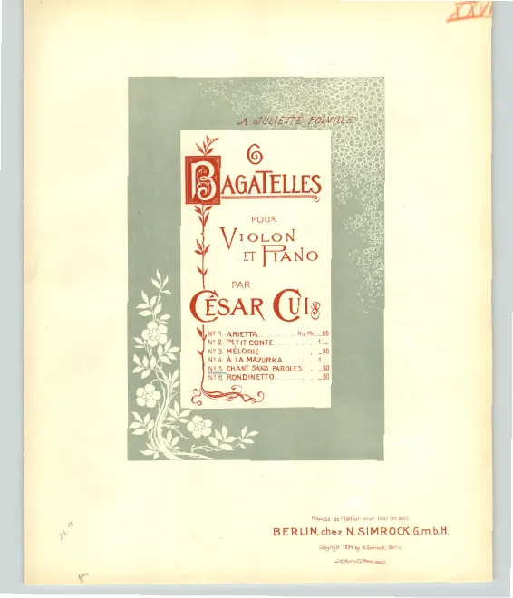 5. Chant sans paroles
