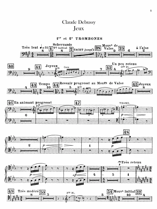 Trombone 1/2, 3, Tuba