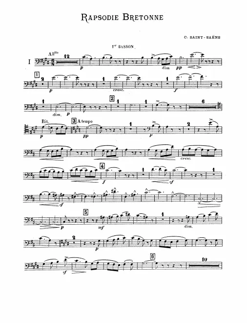 Bassoon 1, 2