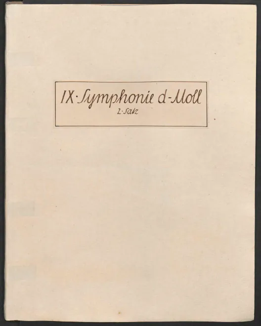 2. Scherzo. Bewegt, lebhaft; Trio. Schnell