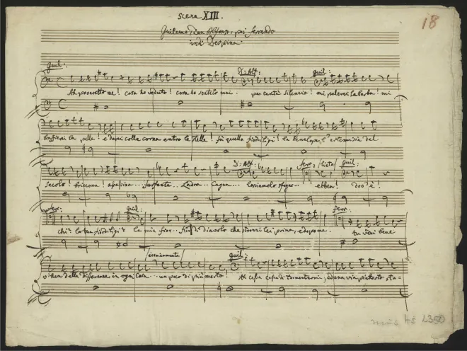 Recitativo "Ah poveretto me" No.30: Terzetto "Tutti accusan le donne"
