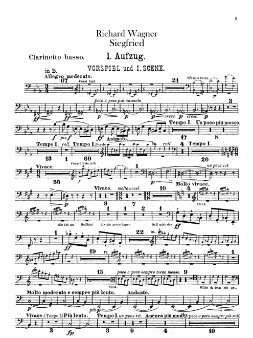 Bass Clarinet (B/A)