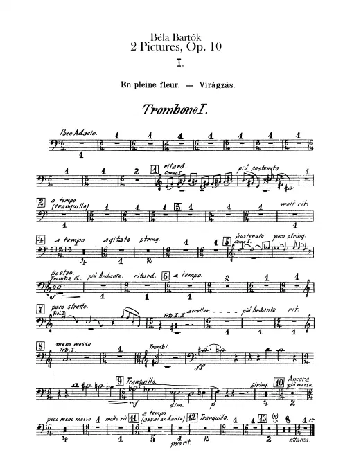 Trombone 1, 2, 3, Tuba