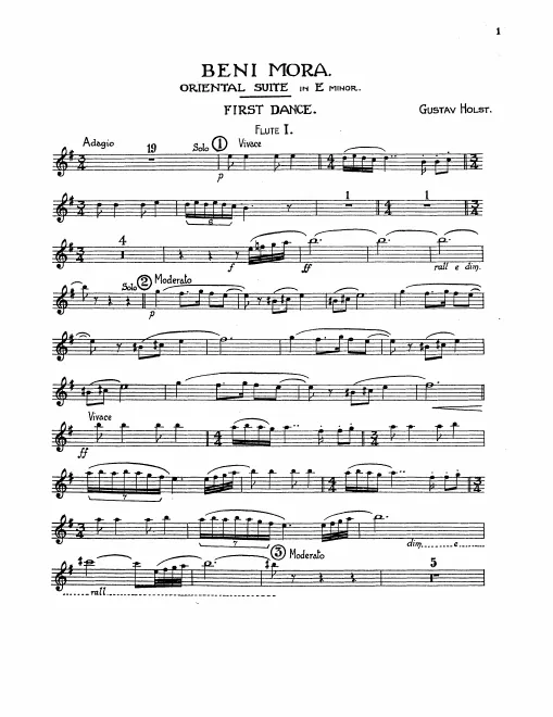 Flute 1, 2, 3/Piccolo