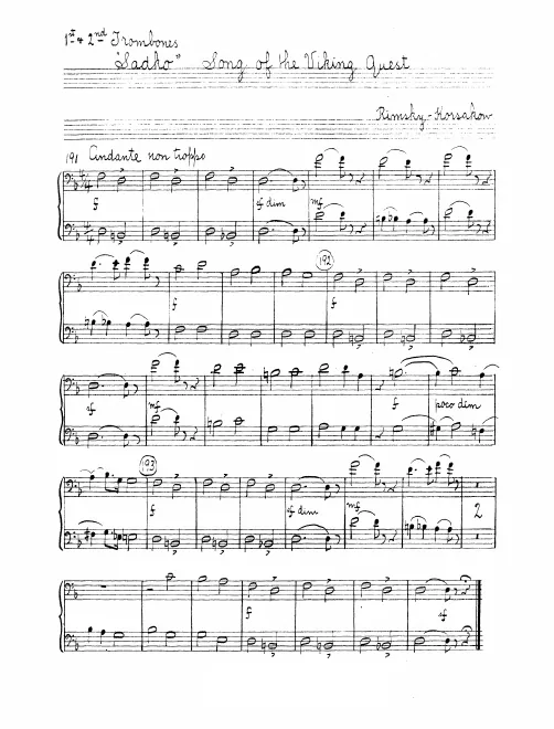 Trombone 1/2, 3, Tuba