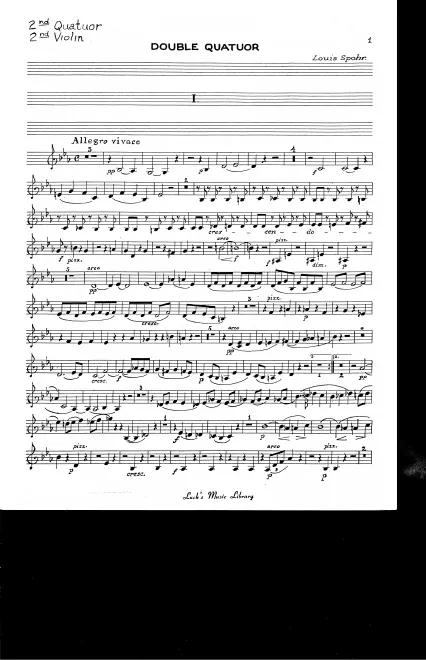 Violin II (Quartet II)