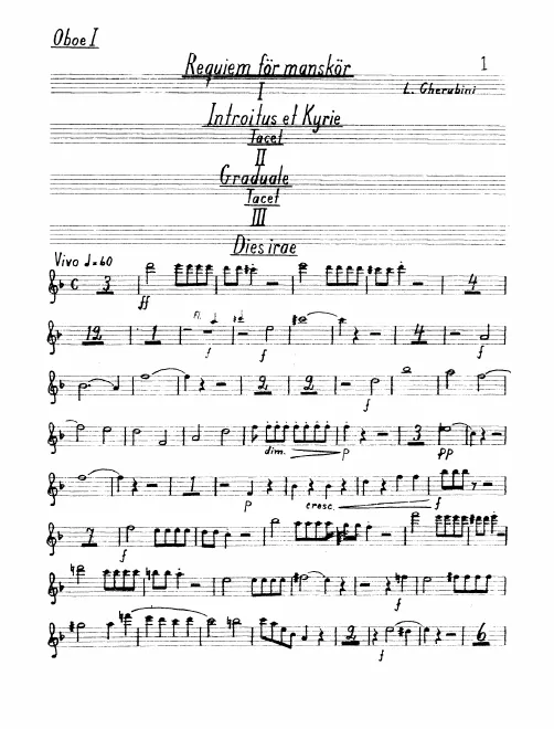 Oboe 1, 2