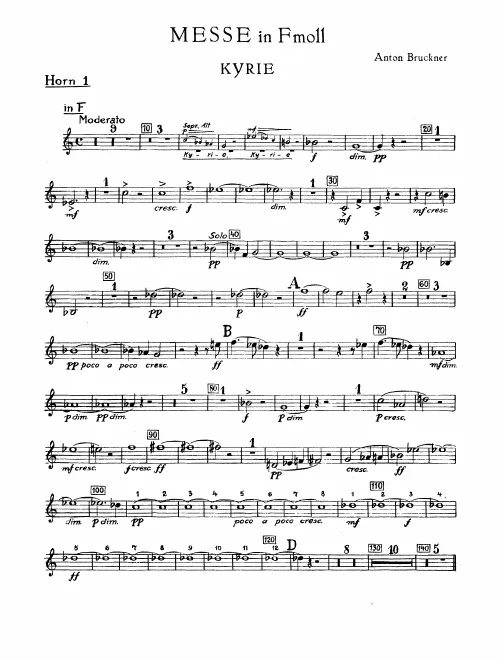 Horn 1, 2 (F)