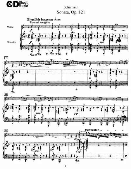 Piano Score and Violin Part