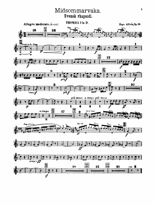 Trumpet 1, 2 (D)