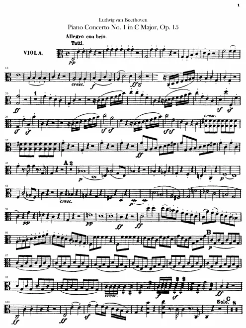 Violas (with bar numbers)