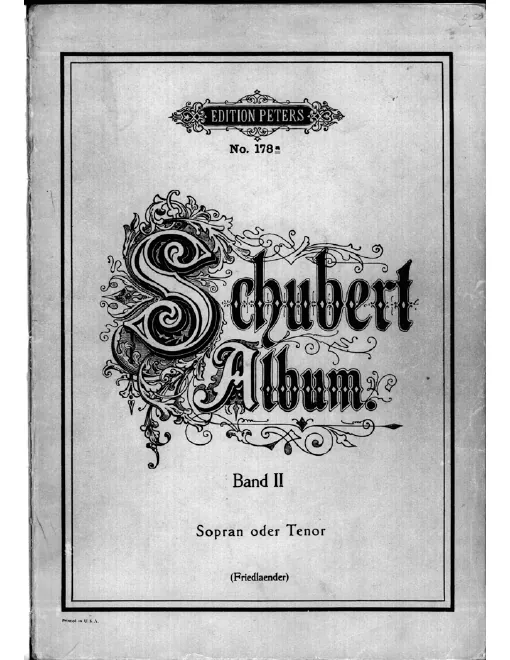 Complete Lieder, Book 2, part 1
