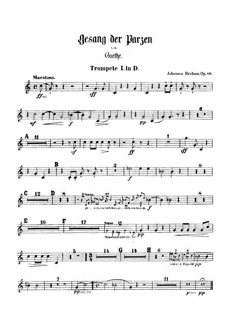 Trumpet 1, 2 (D)