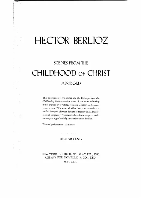 The Stable at Bethlehem/The Shepherds' Farewell/Epilogue
