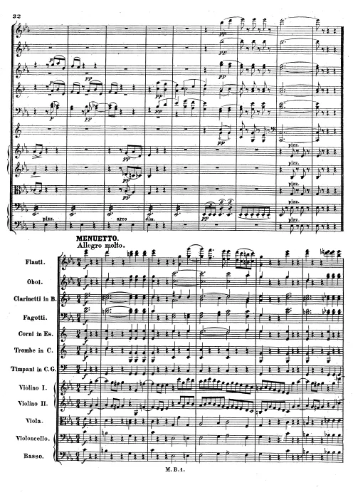 3. Menuetto: Allegro molto